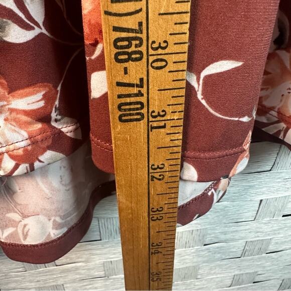 Torrid womens tunic blouse swap neck Button front Bohemian whimsigoth plus size - Picture 9 of 11